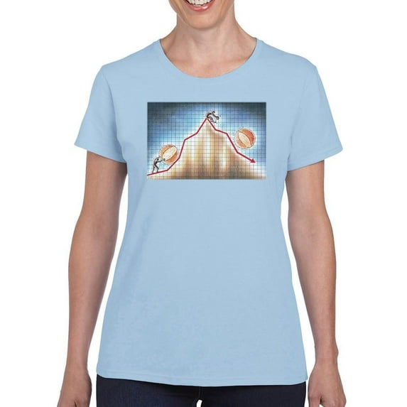 The Running Bread T-Shirt Women -Askin Ayrancioglu Designs, Female 5X-Large
