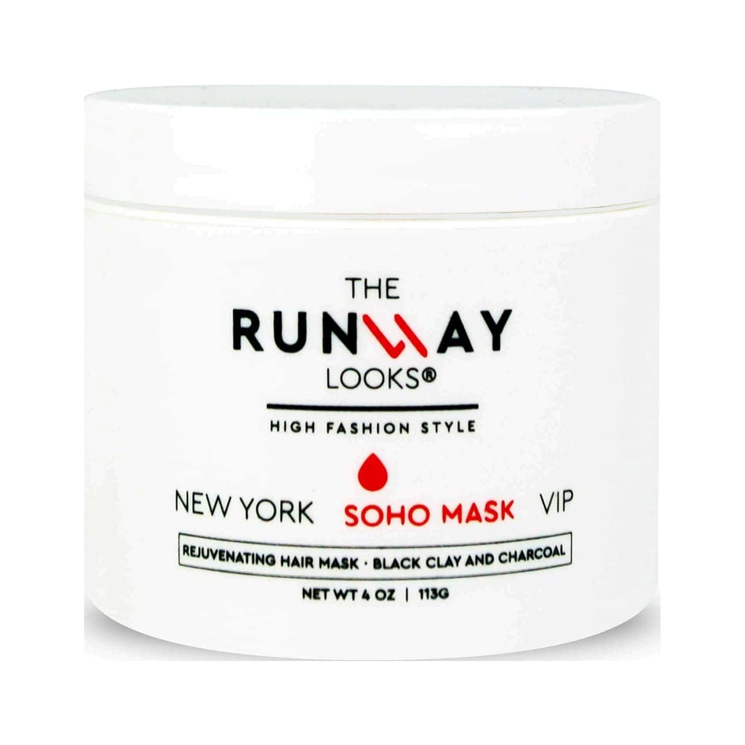 The Runway Looks Rejuvenating Hair Mask With Black Clay Charcoal (4oz)