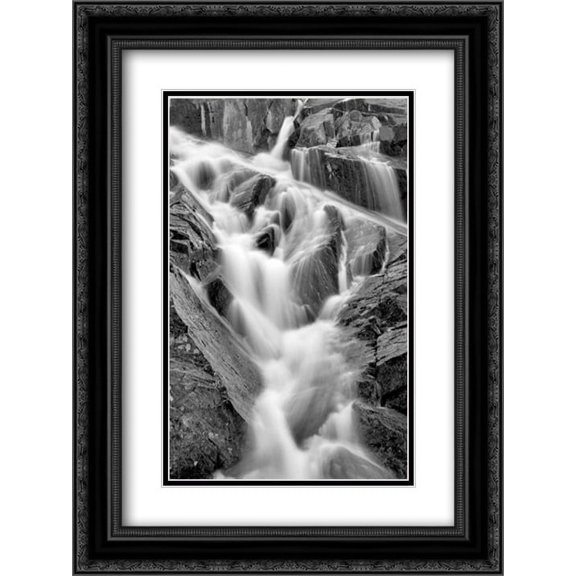 The Rush 2x Matted 18x24 Black Ornate Framed Art Print by Frates, Dennis