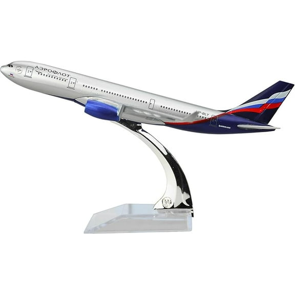 The Russian International Airlines Aeroflot-Russian Airlines Airbus A330 Airplane Models Die-cast 1:400