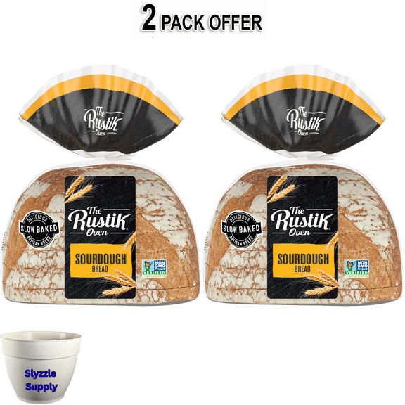 The Rustik Oven Sourdough Bread, 16 oz, Plain Sourdough Bread, Bag