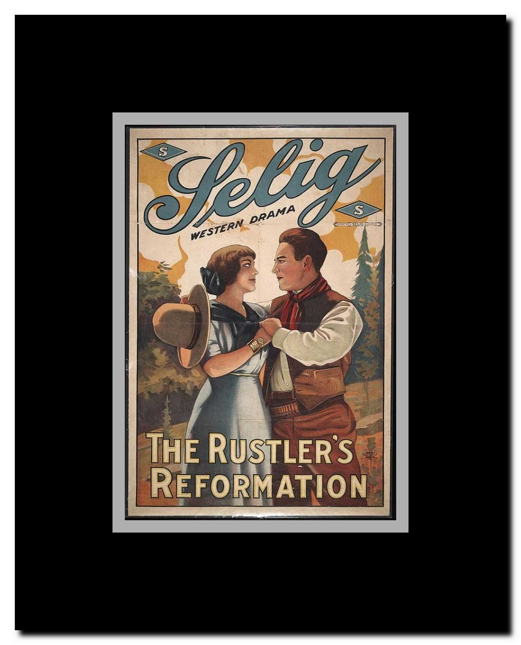 The Rustler's Reformation Framed Movie Poster