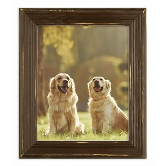 G3C15811LThe Rusty Roof-Distressed Lucy Espresso-Solid Wood Picture Frame-8x24