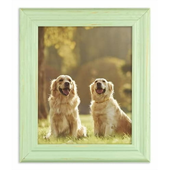 The Rusty Roof-Distressed Lucy Mint-Solid Wood Picture Frame-11.75x16.5 (A3)