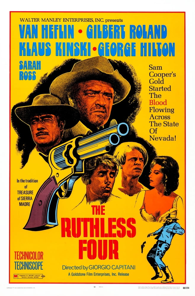 The Ruthless Four U Canvas Art - (24 x 36)