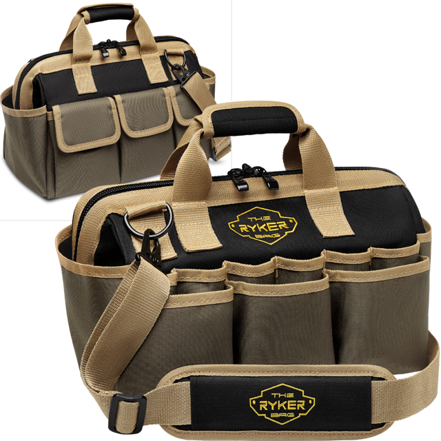 The Ryker Bag 14Inch Tool Bag Small Tool Bag Organizer. 22 Pockets
