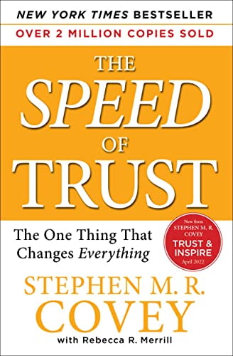 Pre-Owned The SPEED of Trust: One Thing That Changes Everything Paperback Stephen M .R. Covey