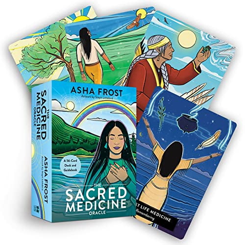 Pre-Owned The Sacred Medicine Oracle: A 56-Card Deck and Guidebook, 9781401966782, 1401966780, Paperback,