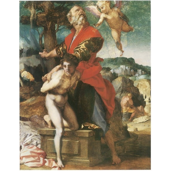 The Sacrifice Of Isaac - CANVAS OR FINE PRINT WALL ART