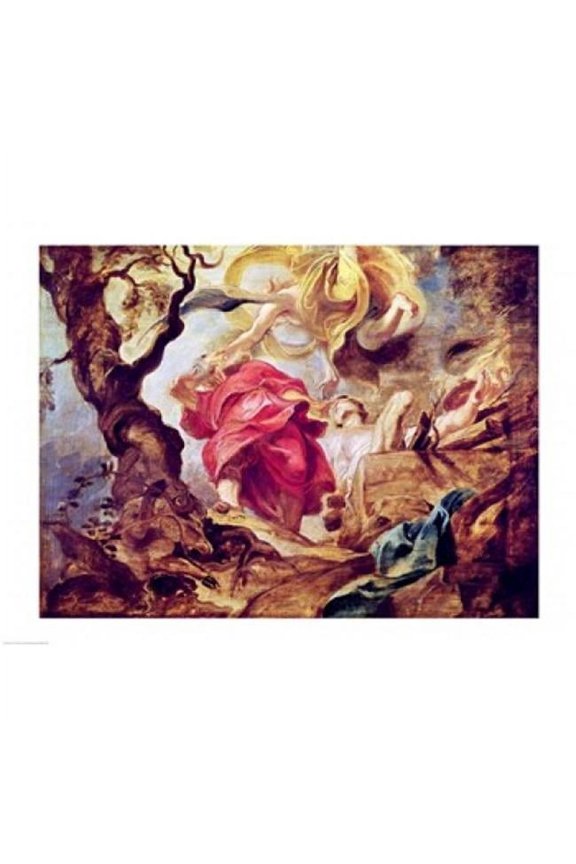 The Sacrifice of Isaac Poster Print by Peter Paul Rubens - 24 x 18 in.