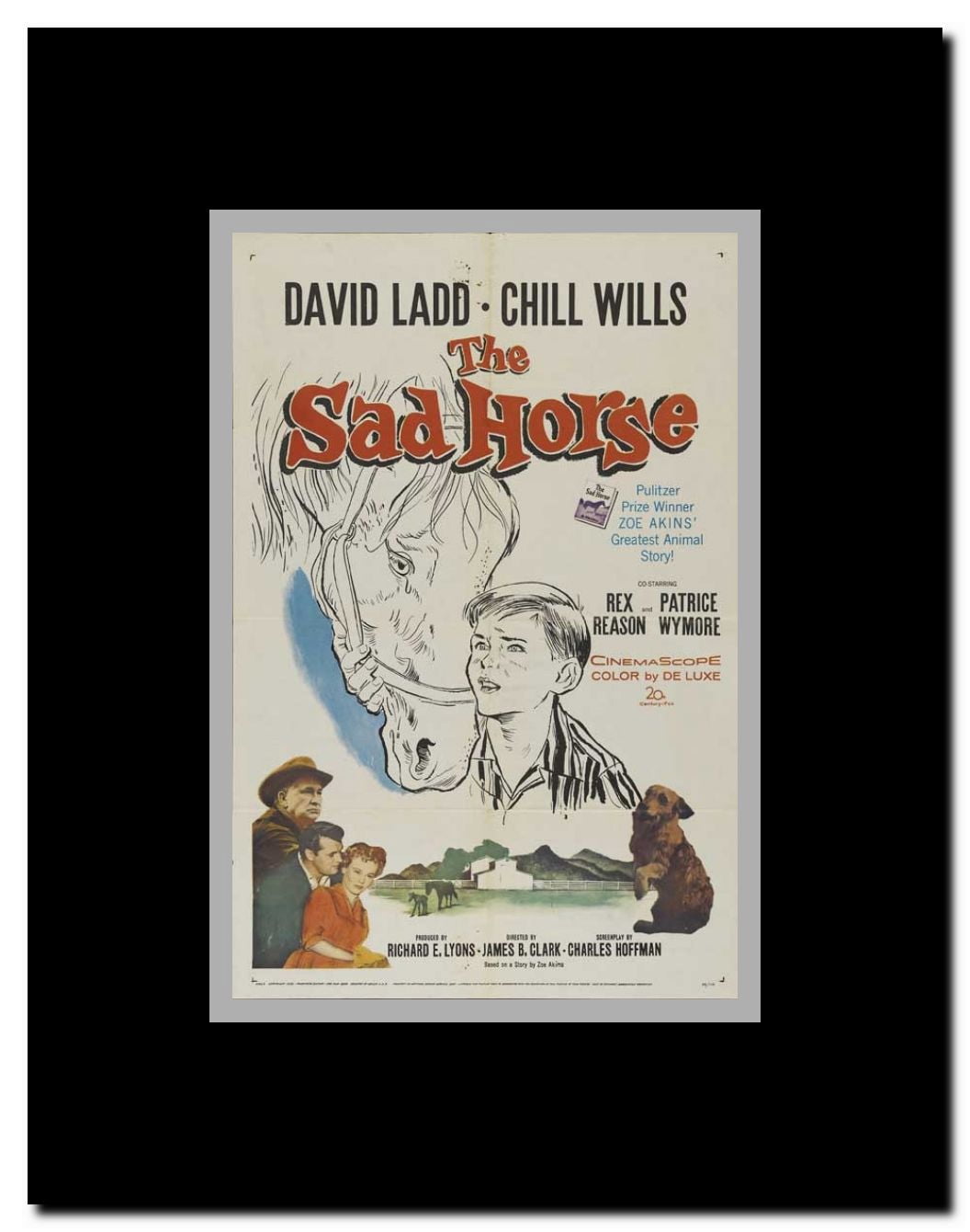 The Sad Horse Framed Movie Poster