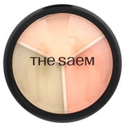 The Saem Cover Perfection Triple Pot Concealer, 03 Correct Up Beige, 0.47 oz, 4.5 g Each