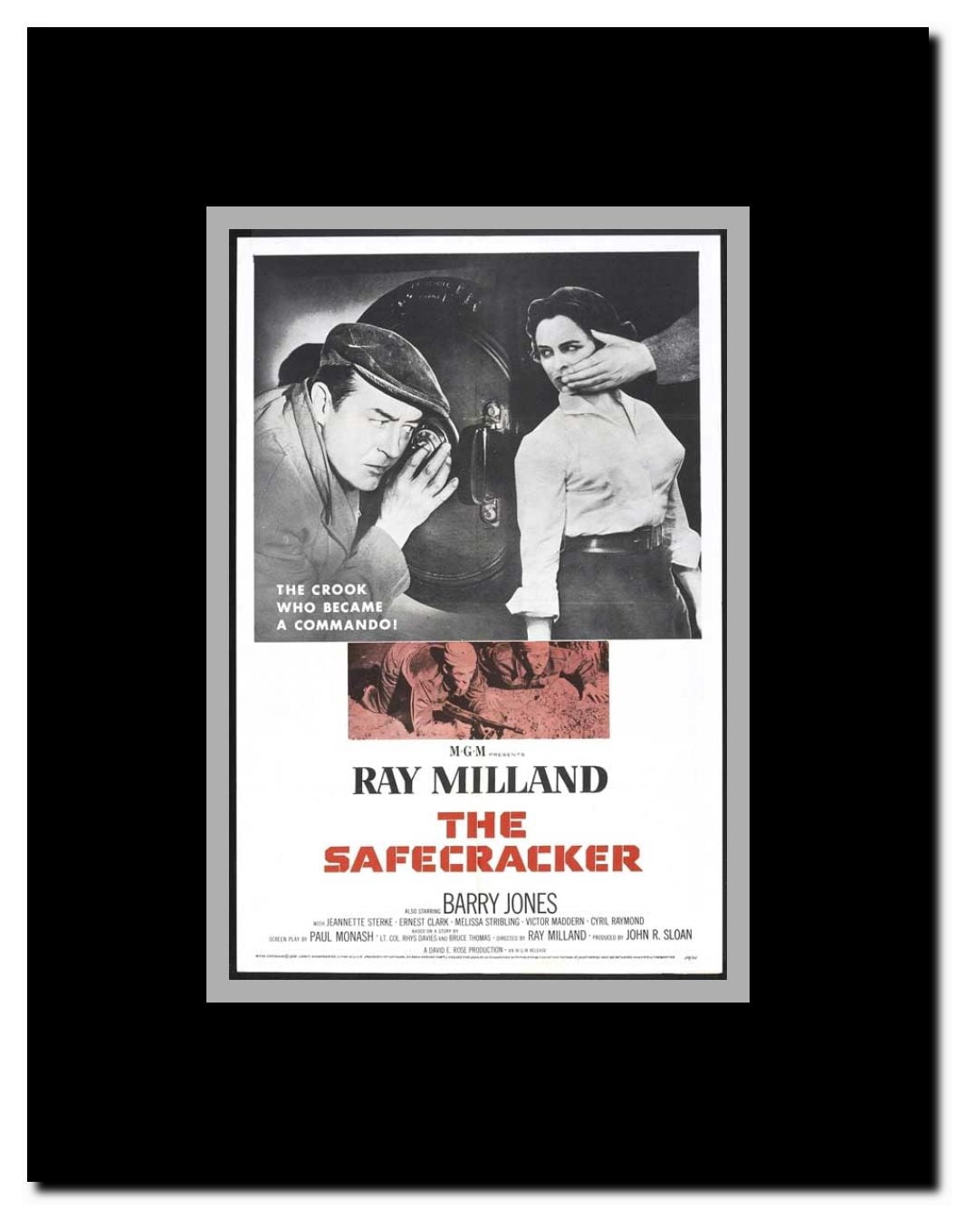 The Safecracker Framed Movie Poster