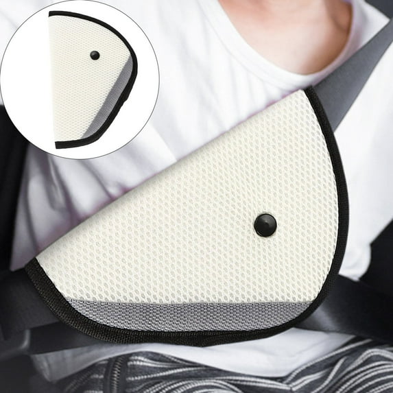 The Safety Belt Protection Regulator Is Beige|Holder Car Seat Belt Protector Adjuster For Child Baby Kids