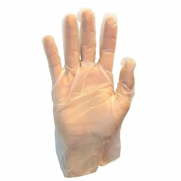 Safety Zone Micro Textured Strech Hybrid Gloves, Clear Med - Case of 1000