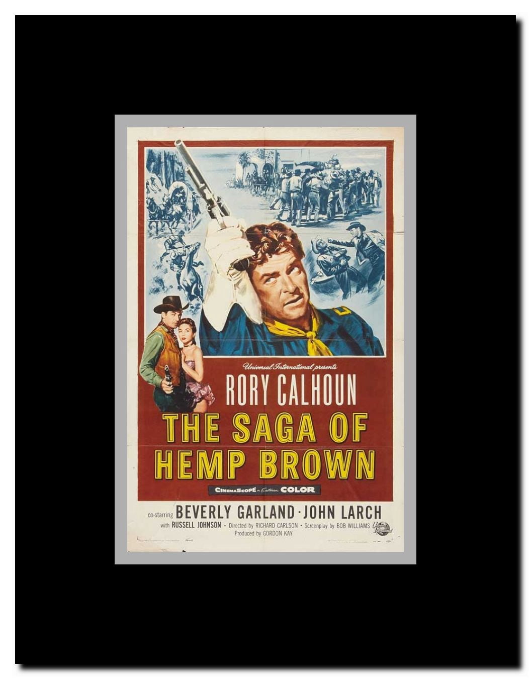 The Saga of Hemp Brown Framed Movie Poster