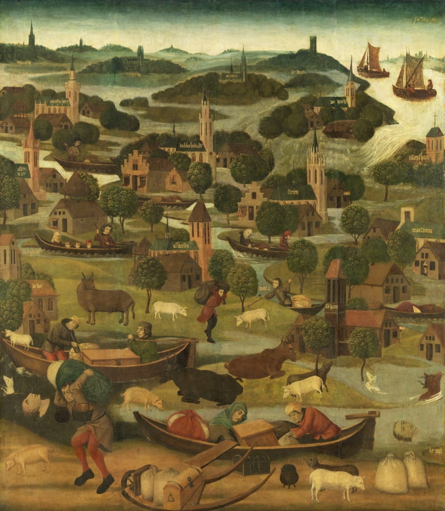 The Saint Elizabeths Day Flood Canvas Art - (18 x 24)
