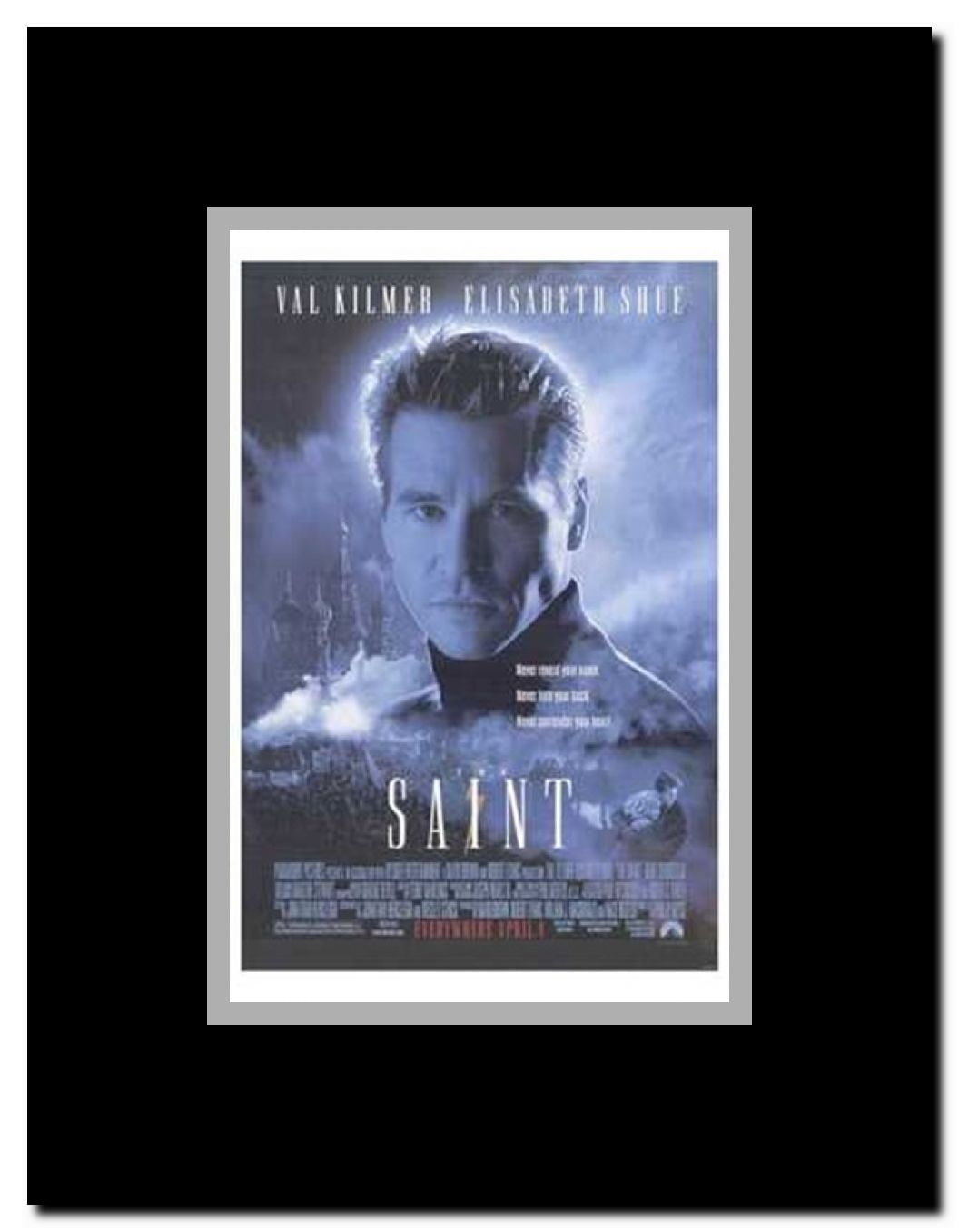 The Saint Framed Movie Poster