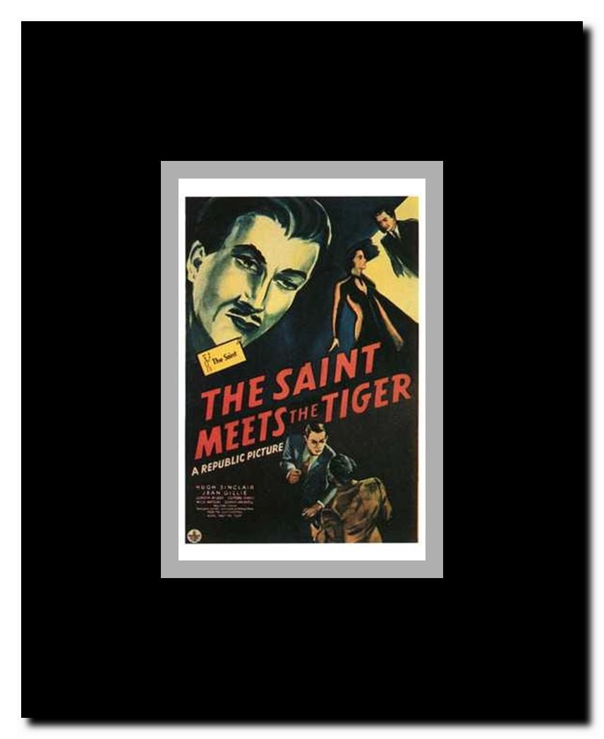 The Saint Meets the Tiger Framed Movie Poster