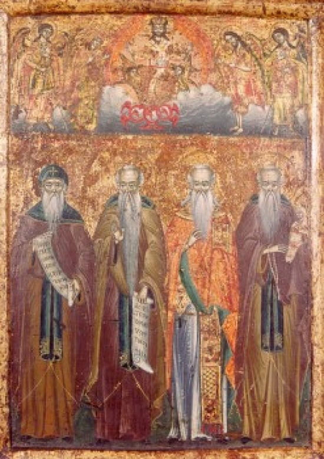 The Saints 16th C Icons Wood Canvas Art - (18 x 24)