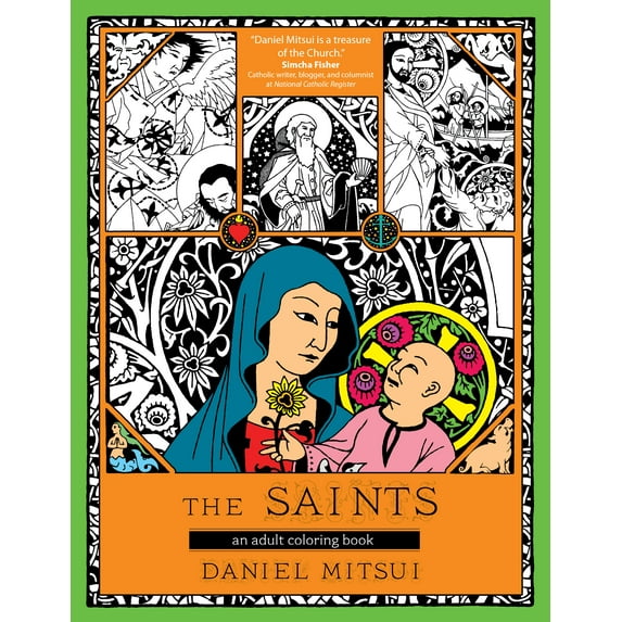 The Saints : An Adult Coloring Book (Paperback)