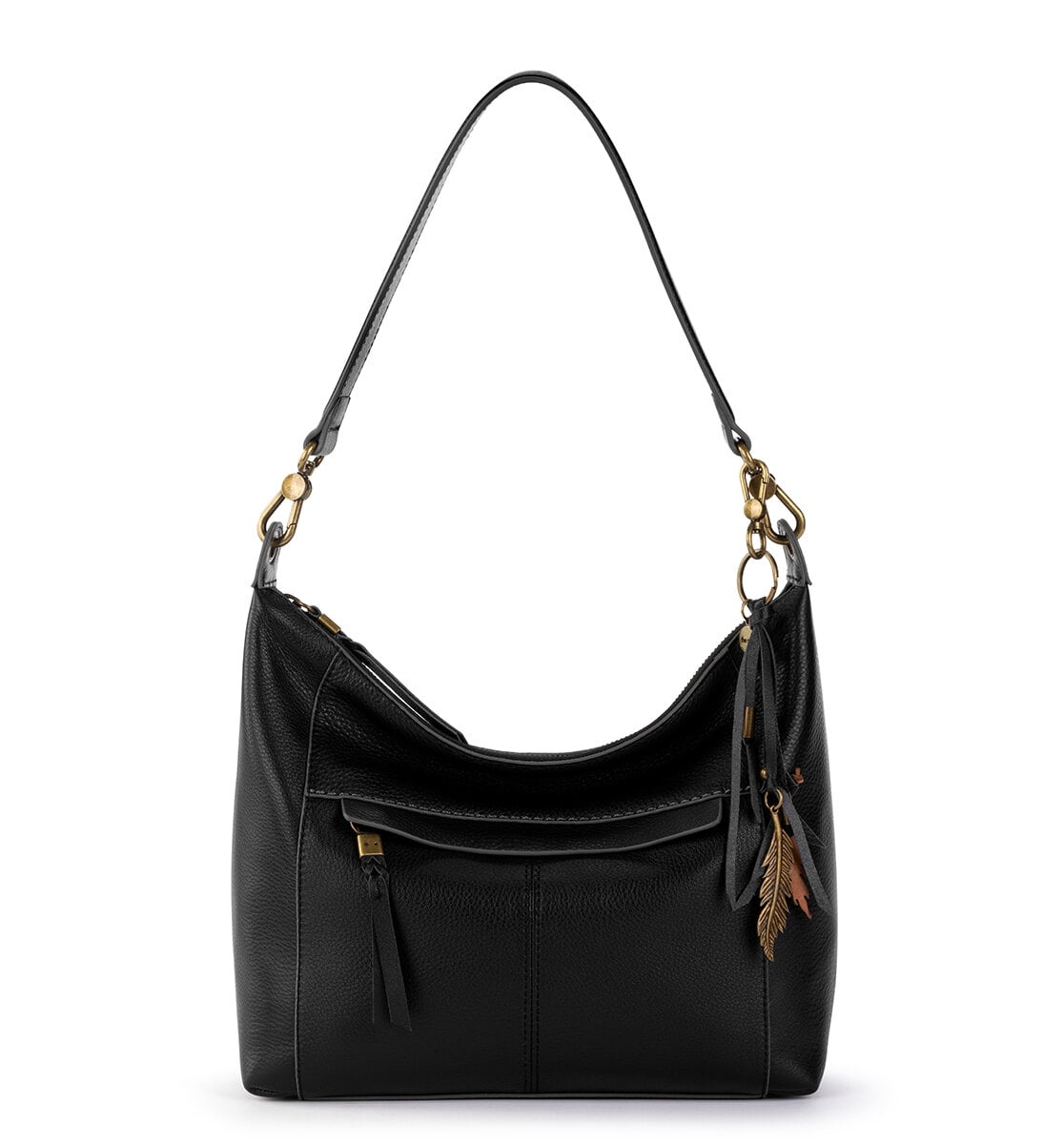 The Sak Kendra Hobo Bag Leather Black