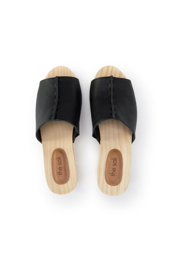 Ella Clog Sandal , Leather