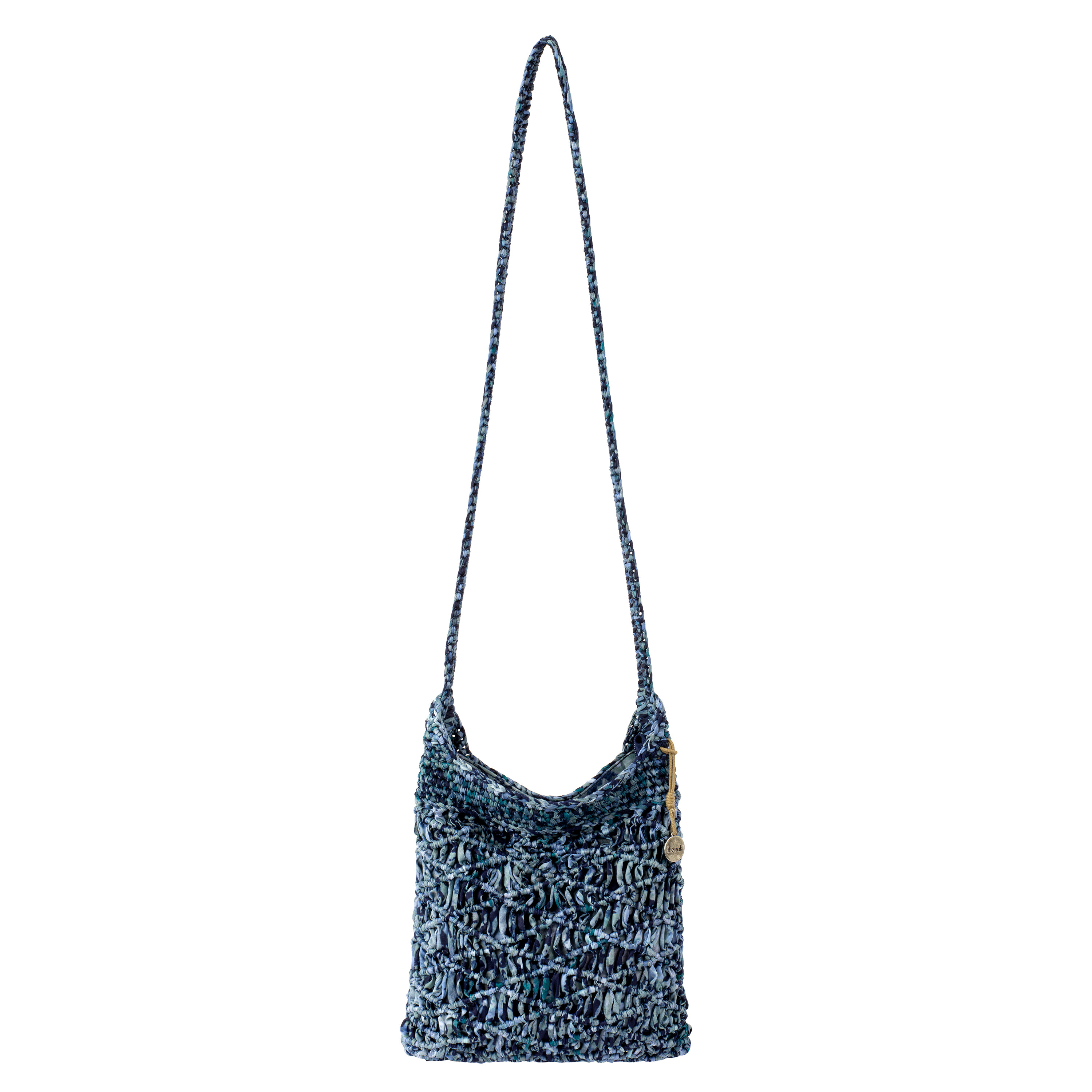 The Sak Gaia Crochet Recycled Crossbody , Handcrochet, Repreve Eco