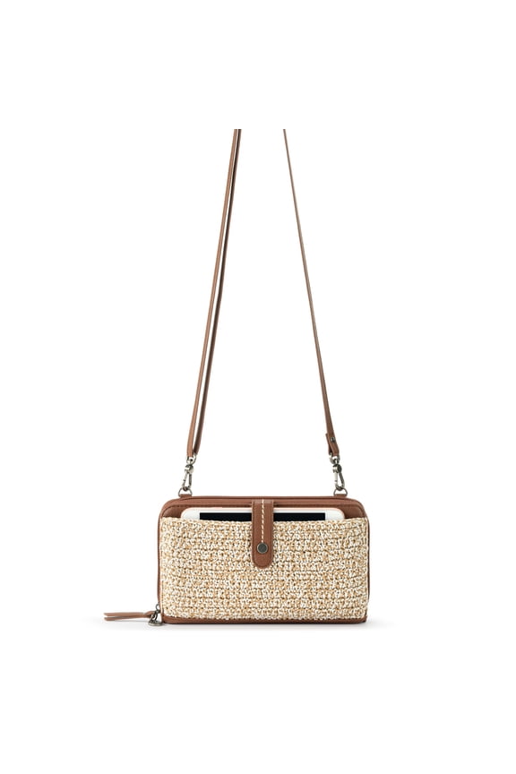 Iris Smartphone Crossbody , Hand-crochet, Polypropylene Yarn