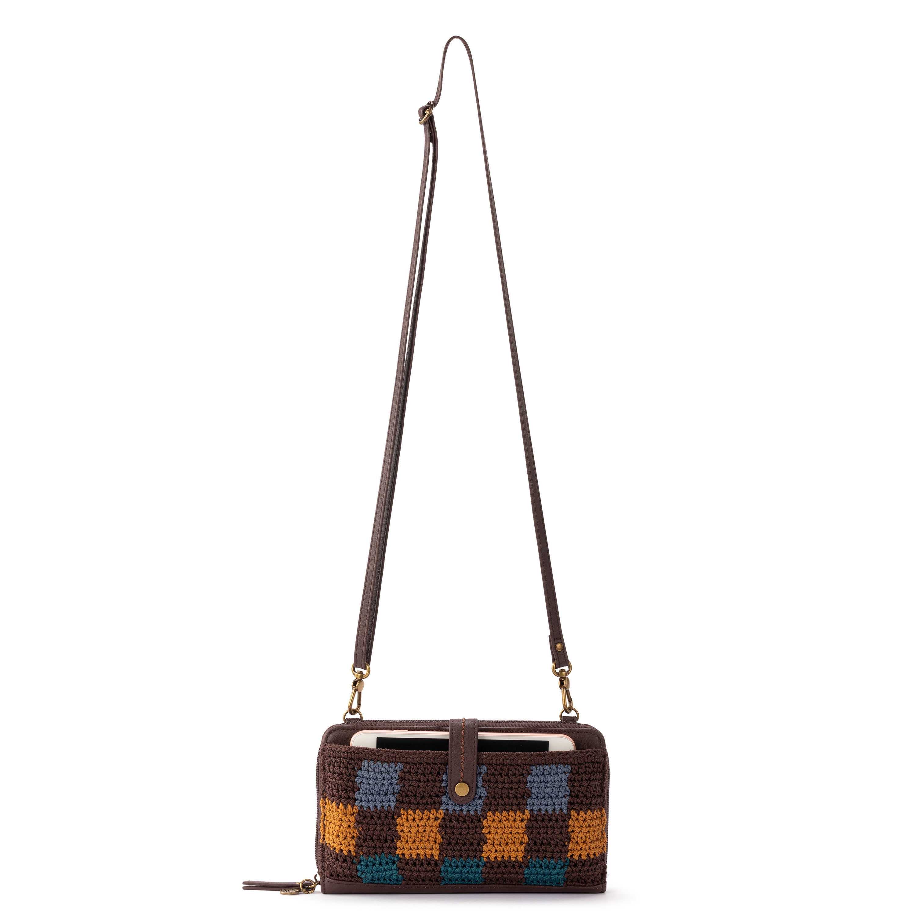 The Sak Iris Smartphone Crossbody Hand crochet Recycled Polypropylene Yarn Walmart