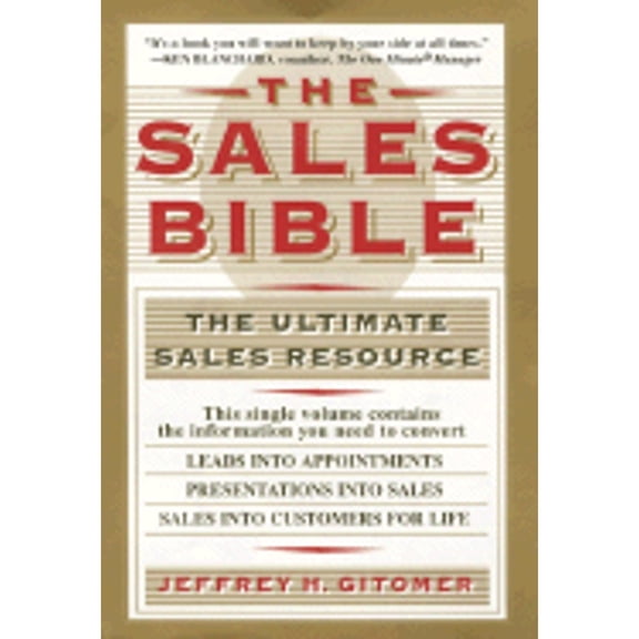 Pre-Owned The Sales Bible (Hardcover) by Jeffrey Gitomer