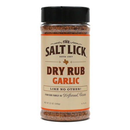 The Salt Lick, Garlic Dry Rub, 12 oz