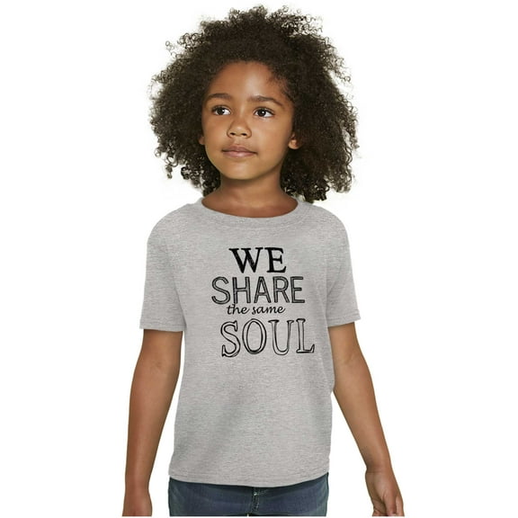 The Same Soul Love Soulmates Romantic Girls Kids T Shirt Tees Teen Brisco Brands L