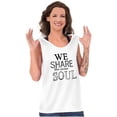 thumbnail image 1 of The Same Soul Love Soulmates Romantic Womens Plus Size Graphic Tank Top Brisco Brands 2X, 1 of 5