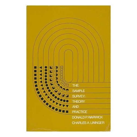 Pre-Owned The Sample Survey: Theory and Practice, 9780070683952, 0070683956, Paperback, First Edition edition