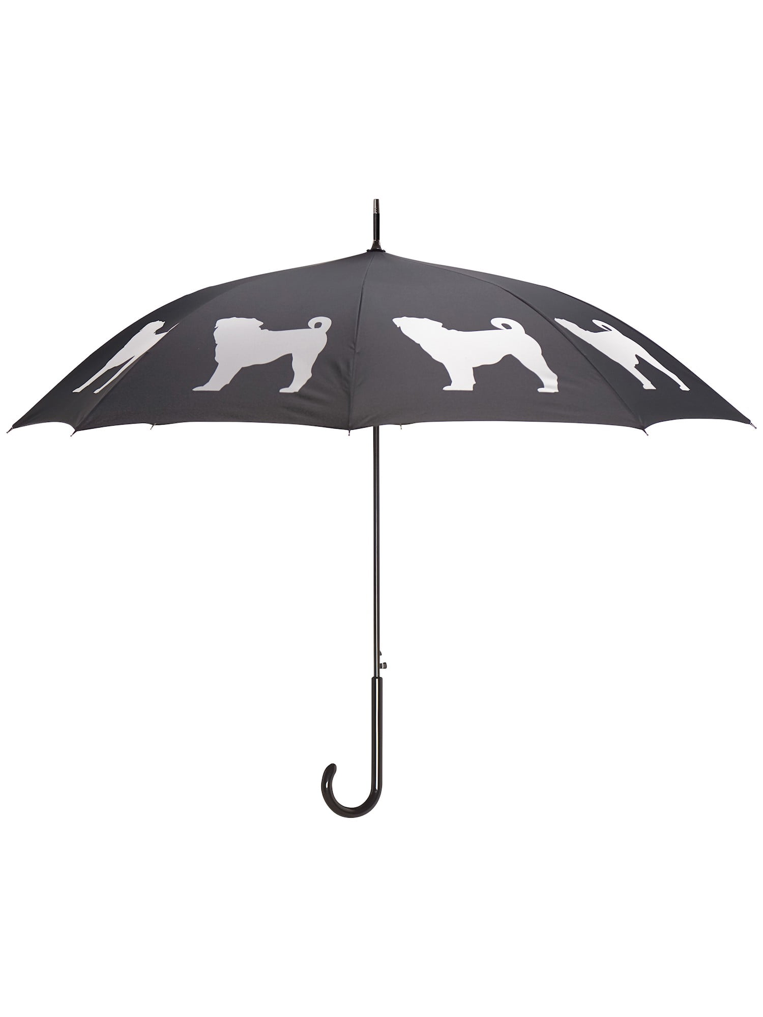 The San Francisco Umbrella Company Pug Dog Silhouette Umbrella- 40