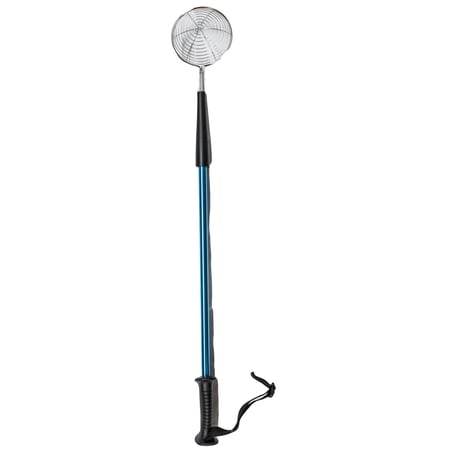 The Sand Scooper - Beach Sand Sifter with 28 Inch Handle (Blue)