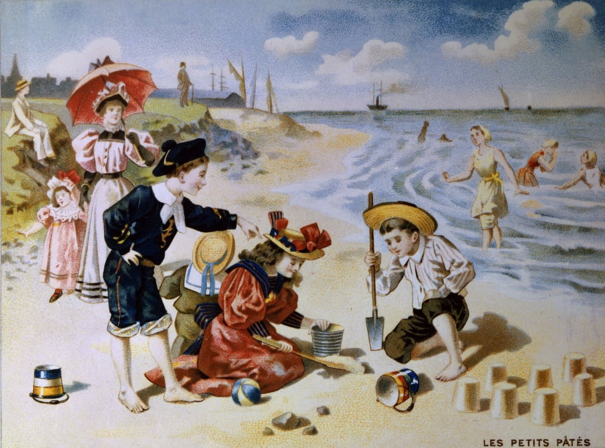 The Sandcastles Canvas Art - (24 x 18)