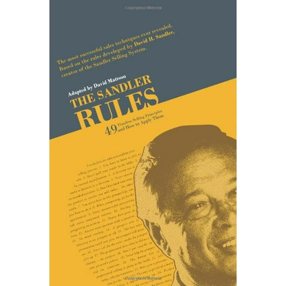 Pre-Owned The Sandler Rules (Paperback) 9780982255483
