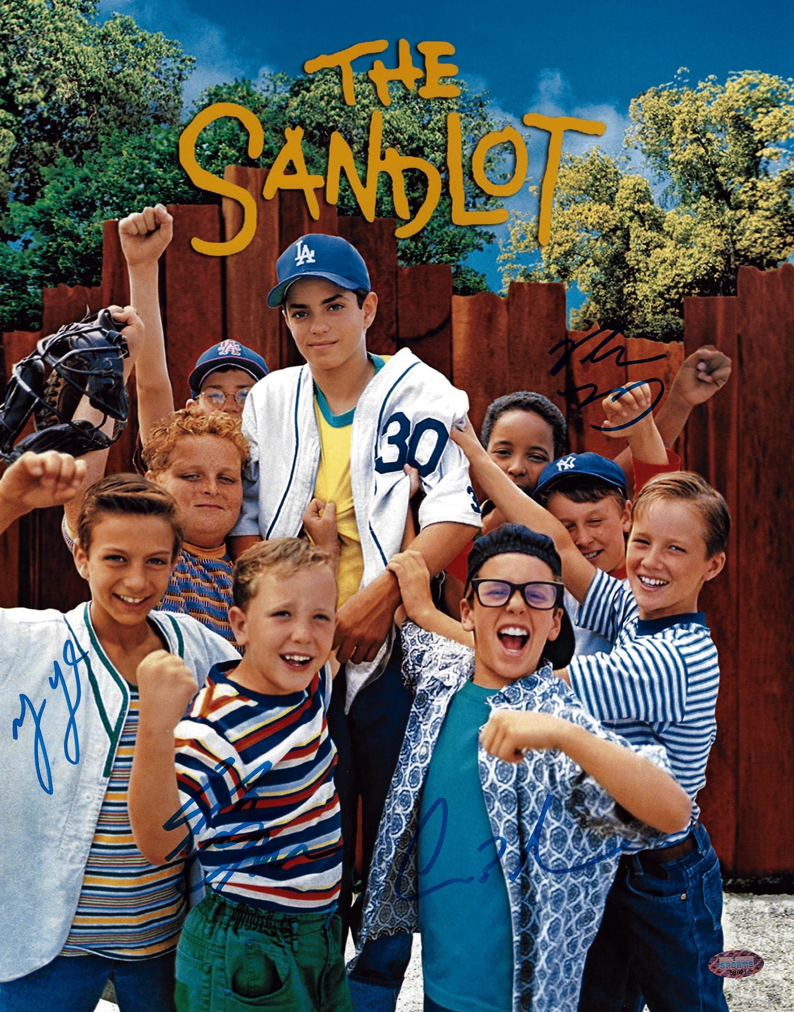 The Sandlot Autographed 11x14 Photo With 4 Signatures MCS Holo 179839 ...