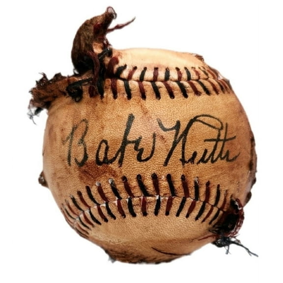 The Sandlot Babe Ruth Replica Autographed 1930 Style Baseball. Officially Licensed Reproduction Ball