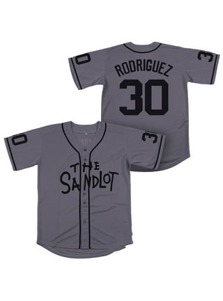  Youth Baseball Jersey #30 Stitched The Sandlot Benny The Jet  Rodriguez Movie Kids Baseball Jersey Gift for Kids XS-XL : Sports & Outdoors