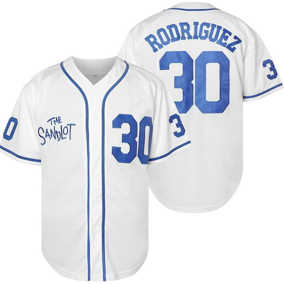 The Sandlot Benny The Jet Rodriguez Michael Squints Palledorous Alan Yeah-Yeah McClennan Bel Air 3D Print Baseball Jersey