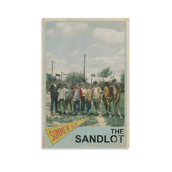 The Sandlot Classic Movie Vintage Poster for Bedroom Aesthetic Wall Decor Canvas Wall Art Gift