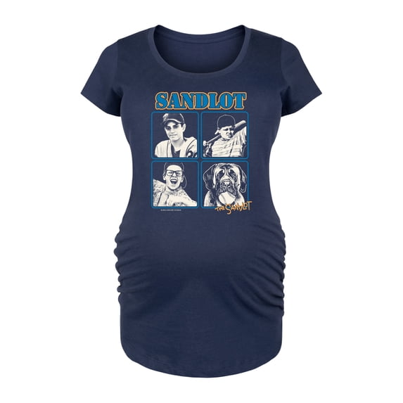 The Sandlot - Grid - Women's Maternity Scoop Neck Graphic T-Shirt