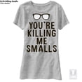 thumbnail image 1 of The Sandlot Killing Display Glasses Black Junior Women's T-Shirt, 1 of 2