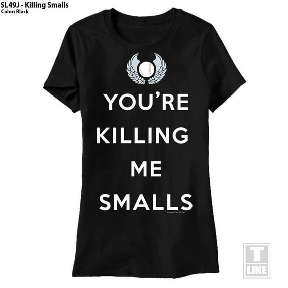 The Sandlot Killing Me Smalls Black Junior Women's T-Shirt