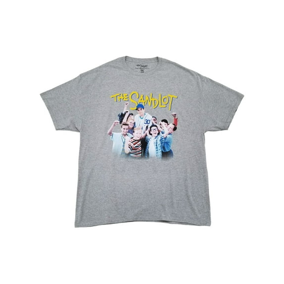 The Sandlot Mens Big & Tall Heather Gray Graphic Tee Short Sleeve T-Shirt 2XL