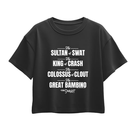 The Sandlot - Nicknames Short Sleeve Boxy Graphic T-Shirt