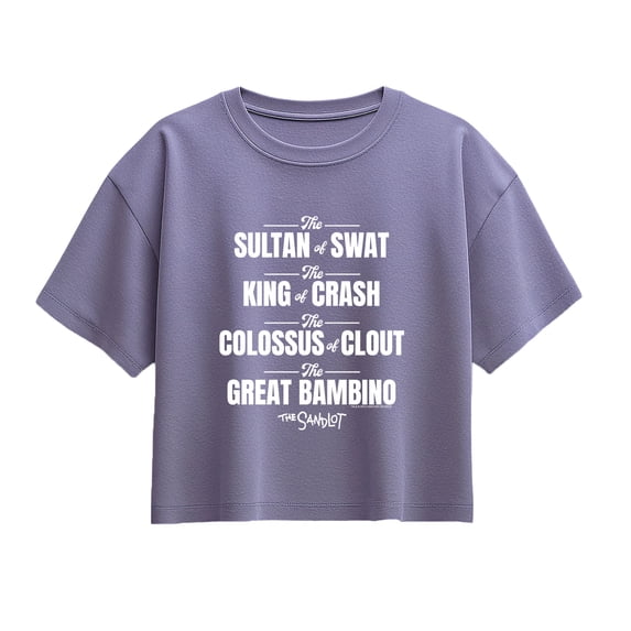 The Sandlot - Nicknames Short Sleeve Boxy Graphic T-Shirt